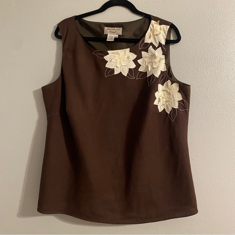 Adrianna Papell Sleeveless Blouse
